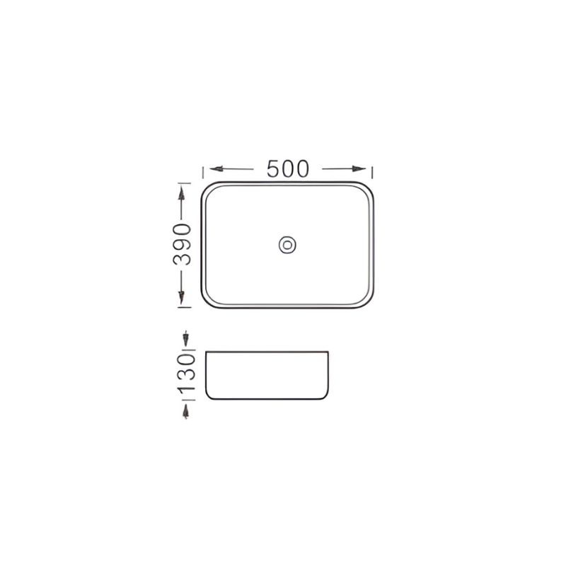 Раковина-чаша Aquatek Вега 50 AQ5515-MW Белая матовая