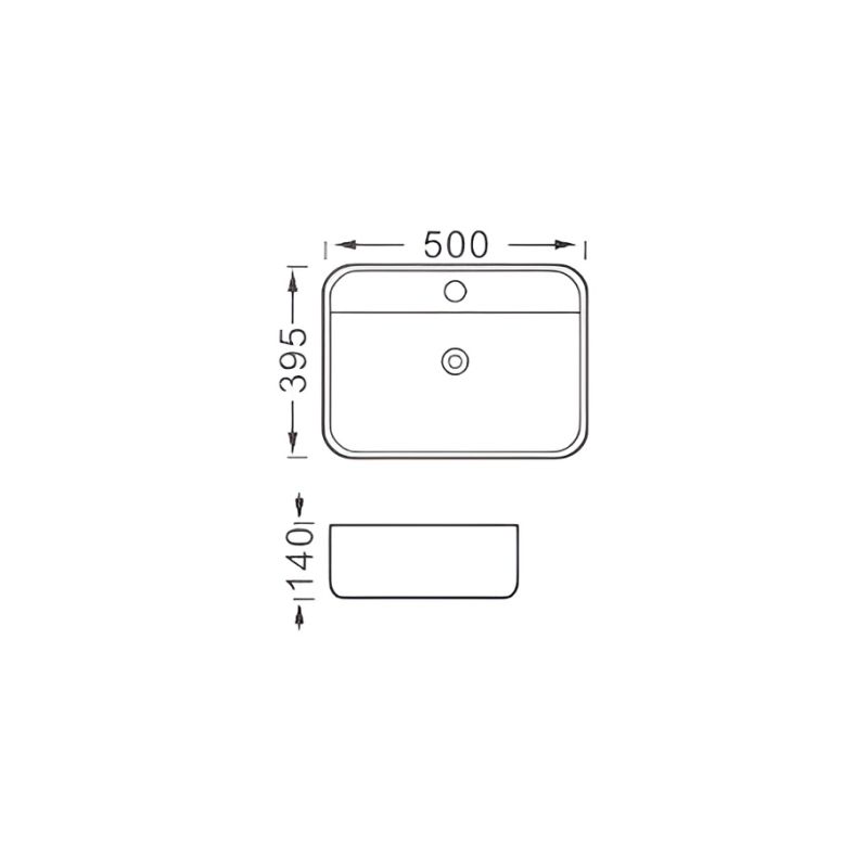 Раковина Aquatek Вега 50 AQ5506-MW Белая матовая