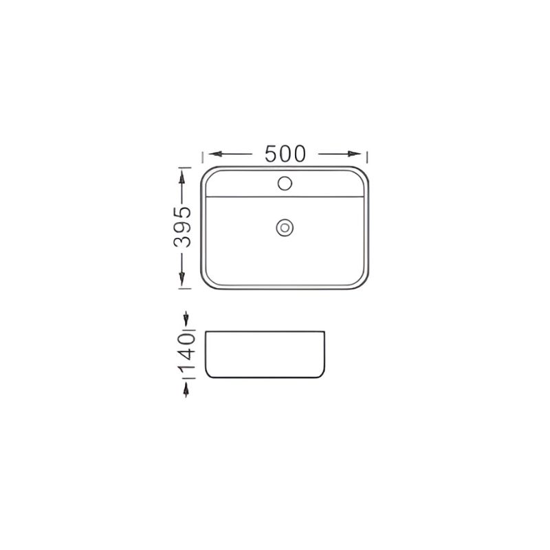 Раковина Aquatek Вега 50 AQ5506-MB Черная матовая