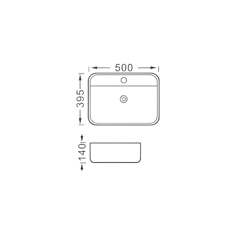 Раковина Aquatek Вега 50 AQ5506-MG Серая матовая