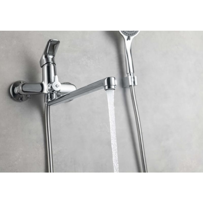 Смеситель для ванны с длинным изливом Aquatek AQ1042CR ВЕГА 