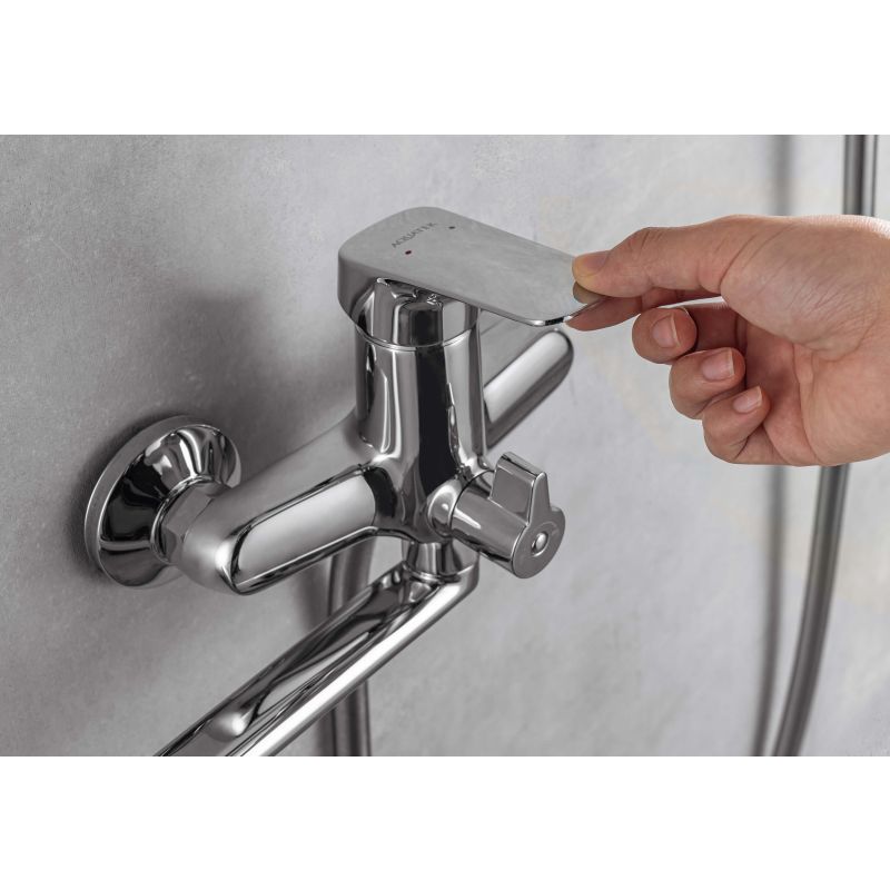 Смеситель для ванны с длинным изливом Aquatek AQ1042CR ВЕГА 