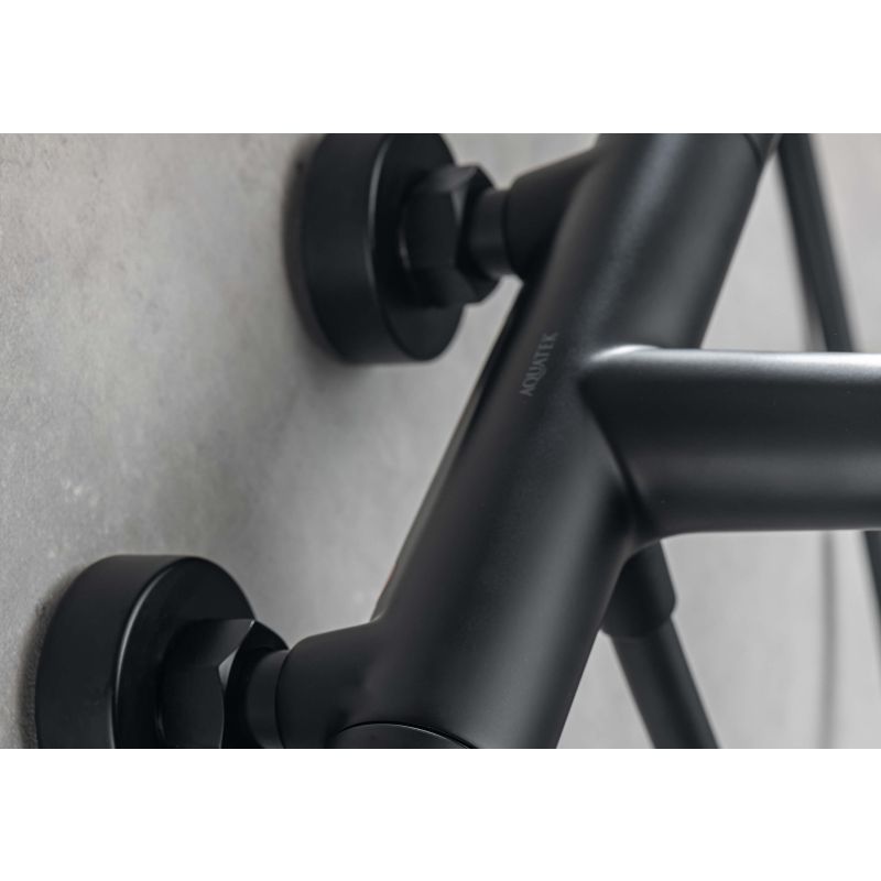 Термостатический смеситель для ванны Aquatek, матовый черный AQ1043MB 