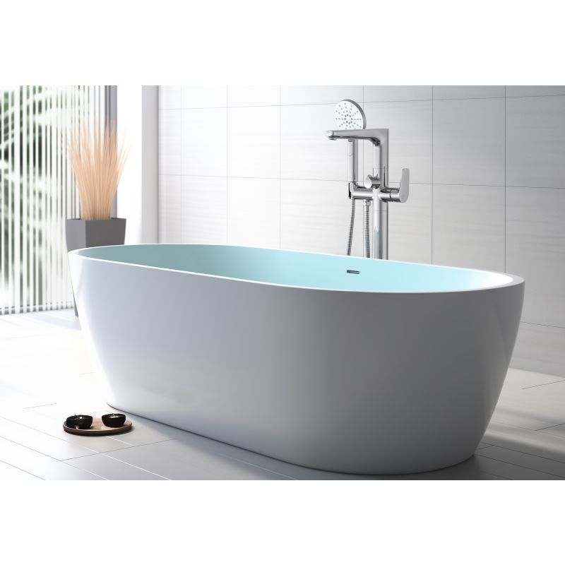 Смеситель для ванны напольный (внешняя и скрытая часть) Aquatek AQ1145CR БЕТТА