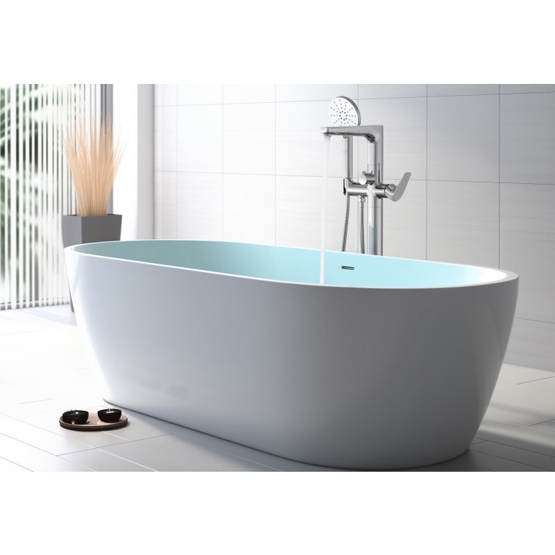 Смеситель для ванны напольный (внешняя и скрытая часть) Aquatek AQ1145CR БЕТТА