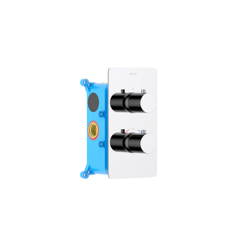 Термостатический смеситель для ванны (внешняя и скрытая часть) Aquatek AQ1392CR ЕВРОПА