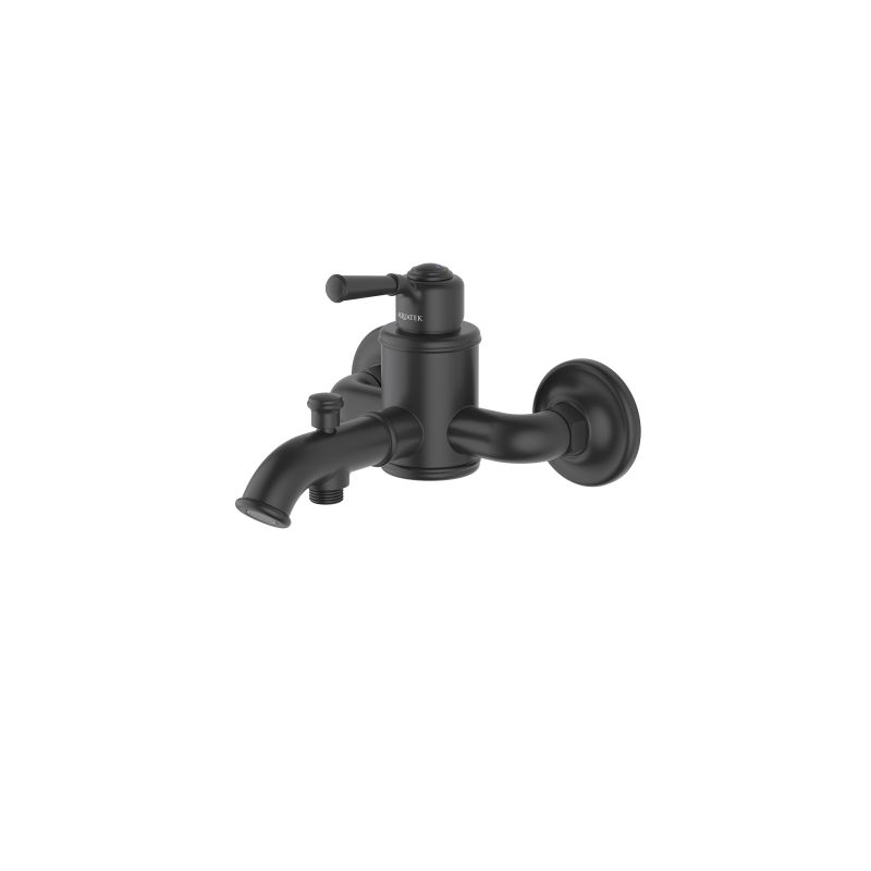 Смеситель для ванны Aquatek, матовый черный AQ1540MB КЛАССИК