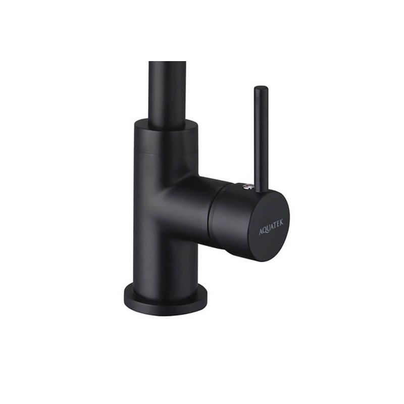 Смеситель для кухни Aquatek Вега AQ1080MB Черный матовый