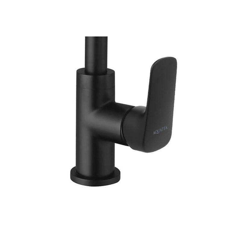 Смеситель для кухни Aquatek Вега AQ1081MB Черный матовый