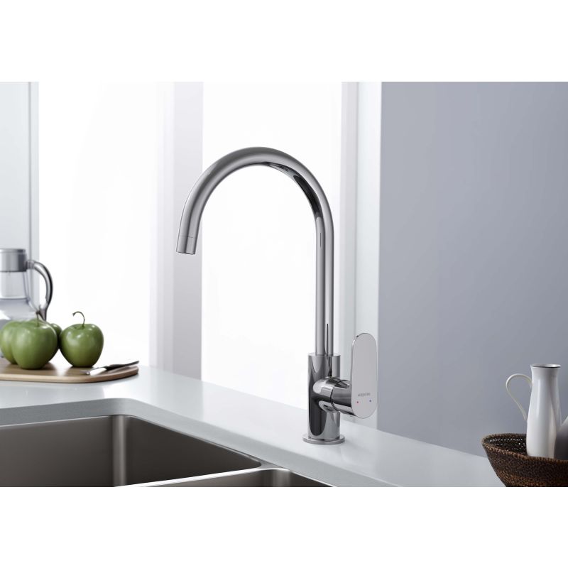 Смеситель для кухни Aquatek Оберно AQ1282CR Хром