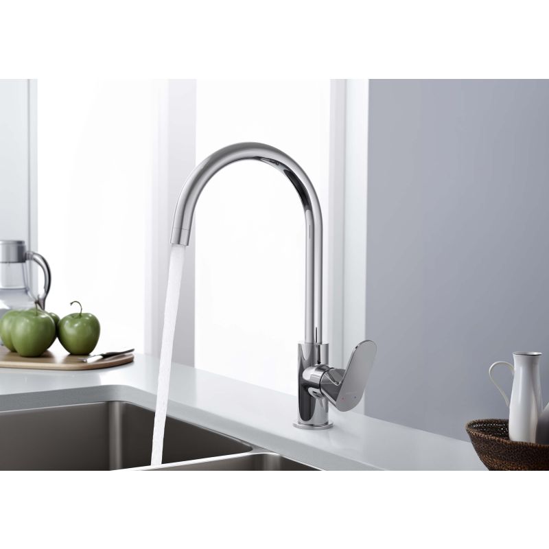 Смеситель для кухни Aquatek Оберно AQ1282CR Хром