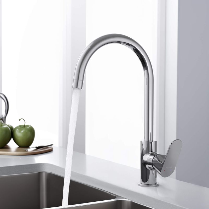 Смеситель для кухни Aquatek Оберно AQ1282CR Хром