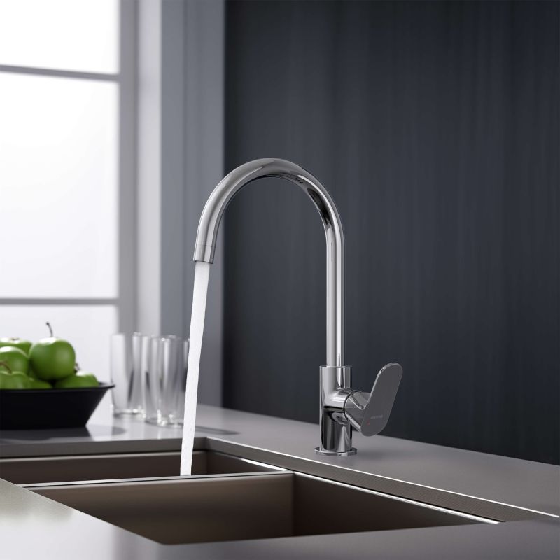 Смеситель для кухни Aquatek Оберно AQ1282CR Хром