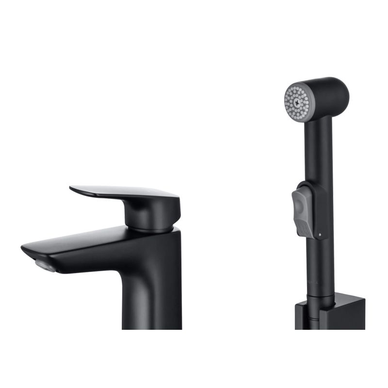 Cмеситель для раковины Aquatek ВЕГА AQ1012MB Черный матовый