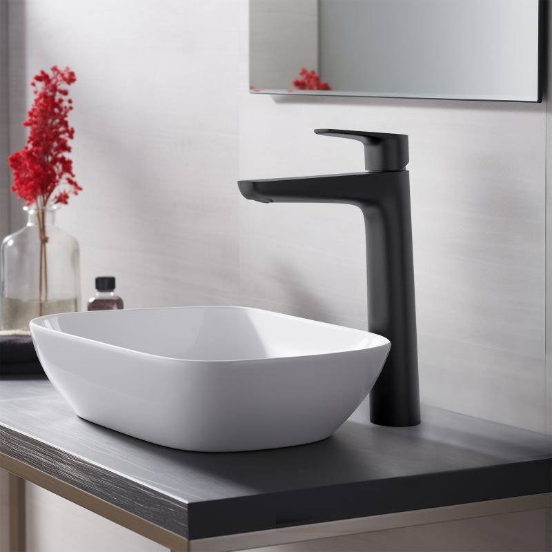 Cмеситель для раковины Aquatek БЕТТА AQ1104MB Черный матовый