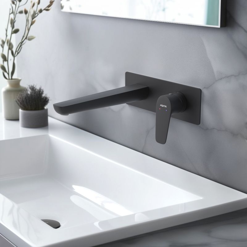 Cмеситель для раковины Aquatek БЕТТА AQ1113MB Черный матовый