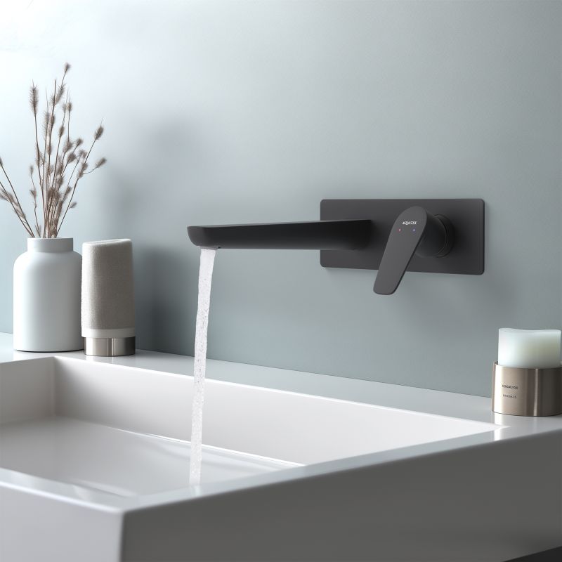 Cмеситель для раковины Aquatek БЕТТА AQ1113MB Черный матовый