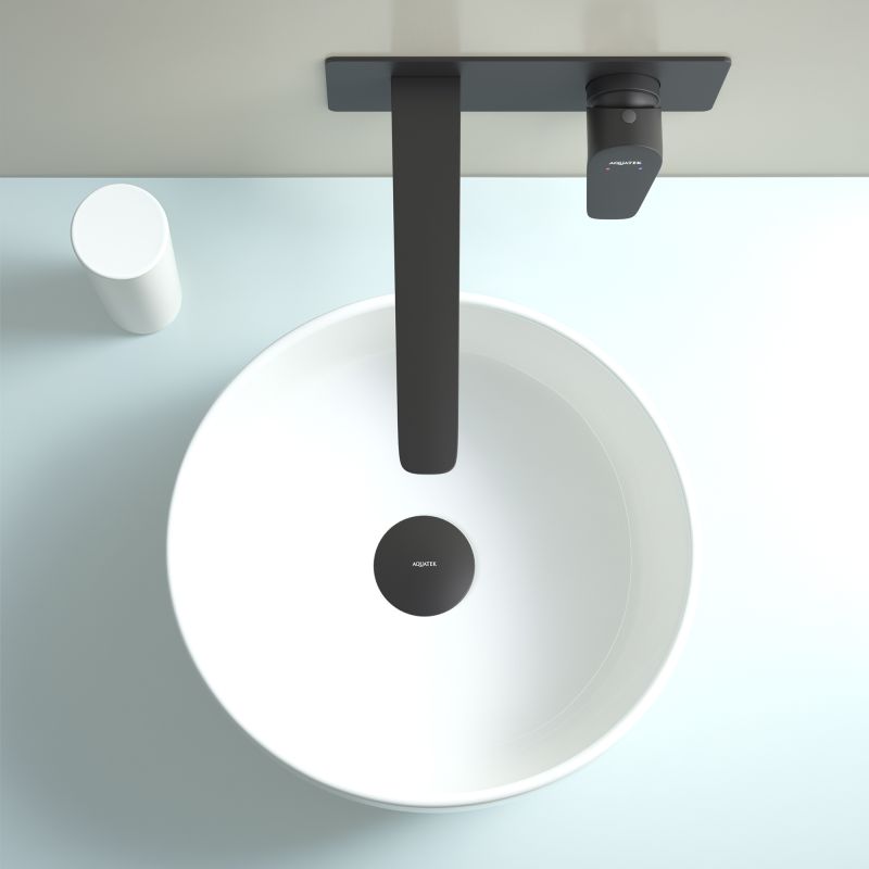 Cмеситель для раковины Aquatek БЕТТА AQ1113MB Черный матовый