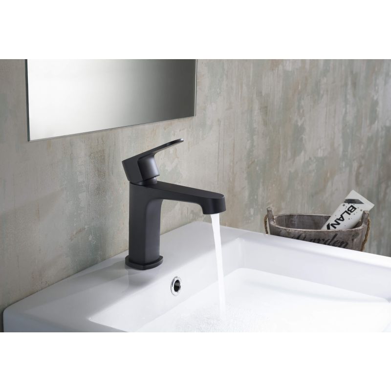 Cмеситель для раковины Aquatek ОБЕРОН AQ1210MB Черный матовый