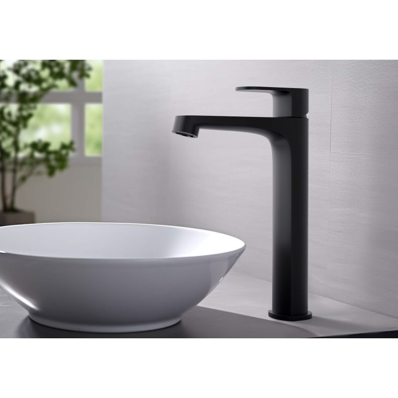 Cмеситель для раковины Aquatek ОБЕРОН AQ1204MB Черный матовый