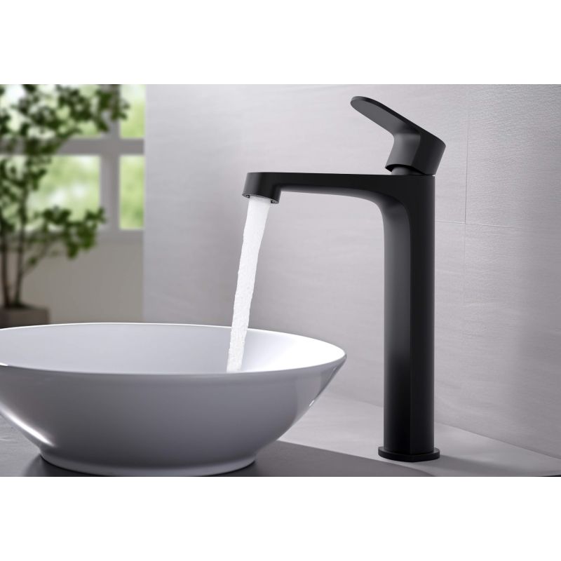 Cмеситель для раковины Aquatek ОБЕРОН AQ1204MB Черный матовый