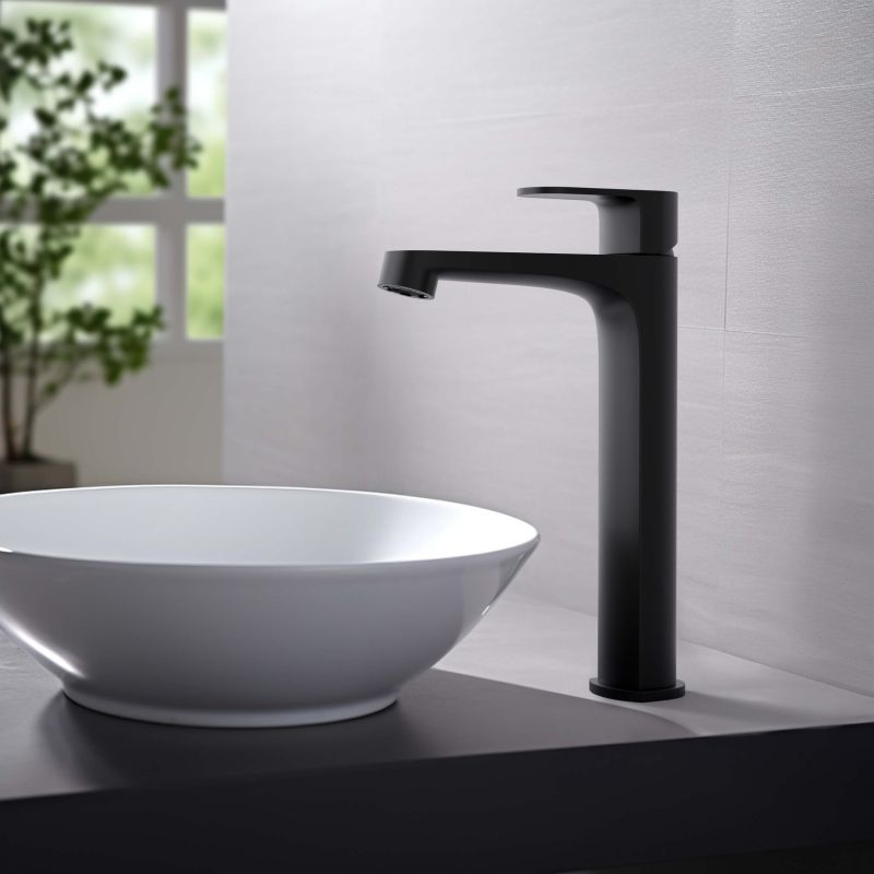 Cмеситель для раковины Aquatek ОБЕРОН AQ1204MB Черный матовый