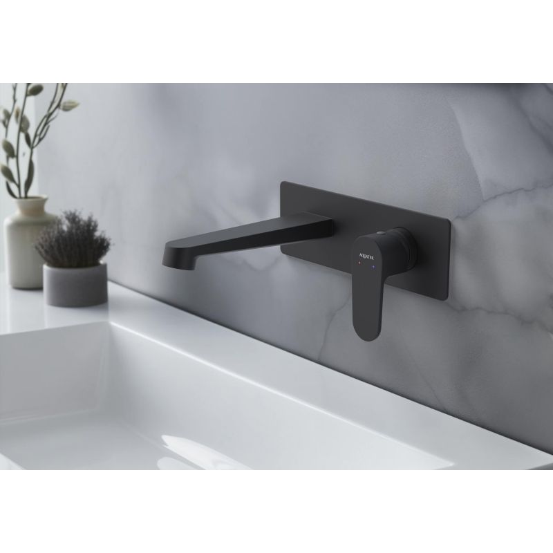 Cмеситель для раковины Aquatek ОБЕРОН AQ1213MB Черный матовый