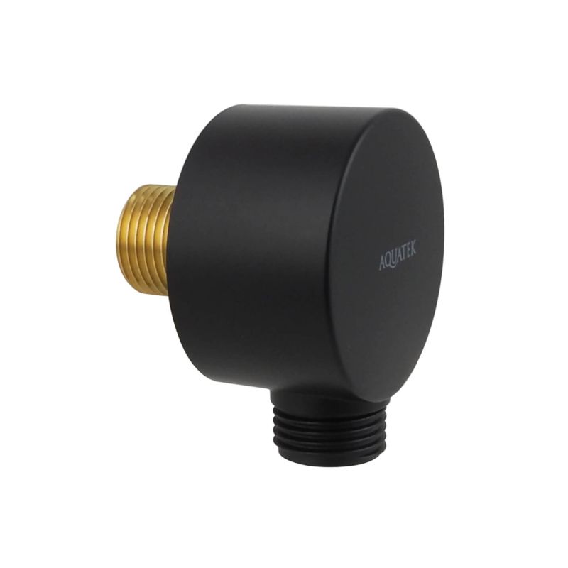 Шланговое подсоединение Aquatek, матовый черный AQ2454MB Шланговое подсоединение Aquatek, матовый черный AQ2454MB