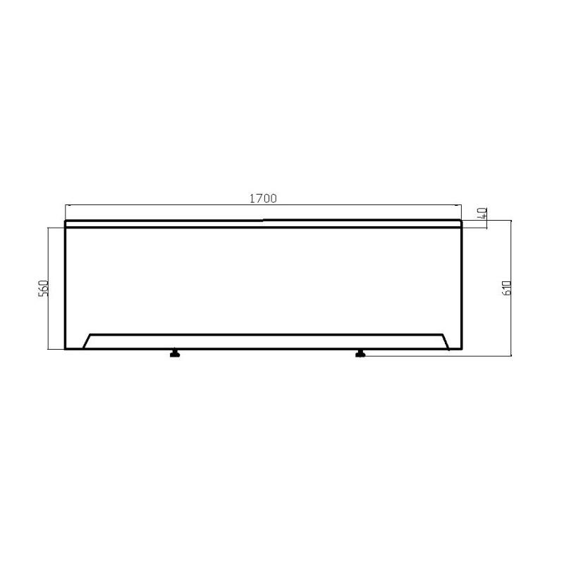 Экран фронтальный Aquatek 170 см (к ваннам Ника, Либра, Лайма, София, Афродита, Лея, Леда, Оберон) EKR-F0000067
