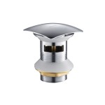 Донный клапан Aquatek AQ6004CR click-clack Хром