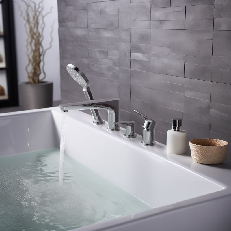 Смеситель на борт ванны на 4 отв. Aquatek AQ1148CR БЕТТА