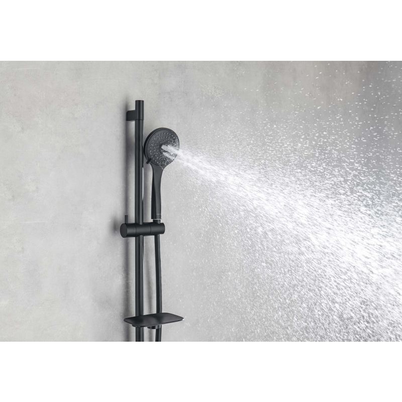 Комплект смесителей Aquatek Вега AQ1030MB Черный матовый