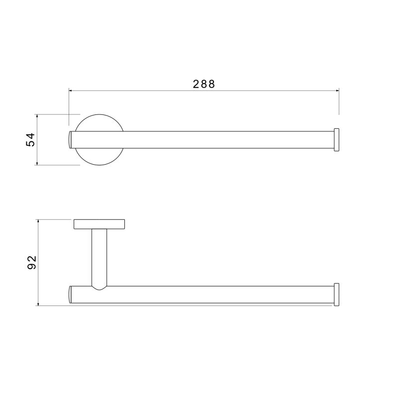 Полотенцедержатель Aquatek AQ4219CR ОБЕРОН