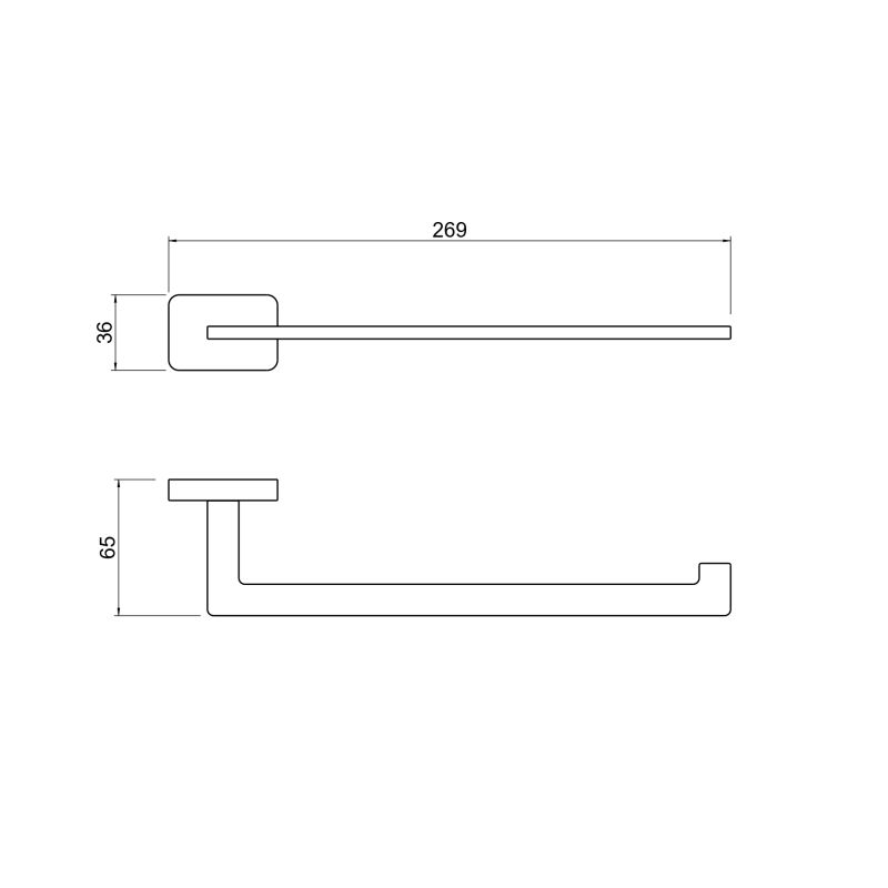 Полотенцедержатель Aquatek AQ4319CR ЛИБРА