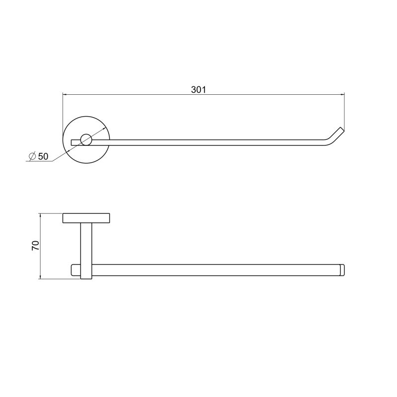 Полотенцедержатель Aquatek AQ4619CR БЕТТА
