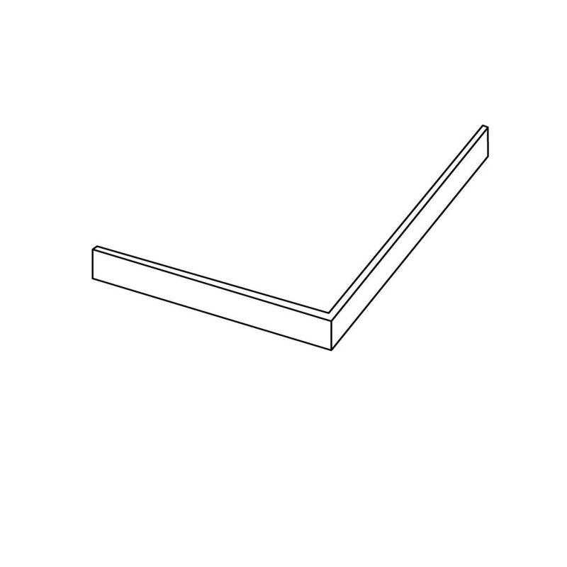 Панель для поддона Aquatek 90 х 90 см, квадратная, белая, EKR-F0000065