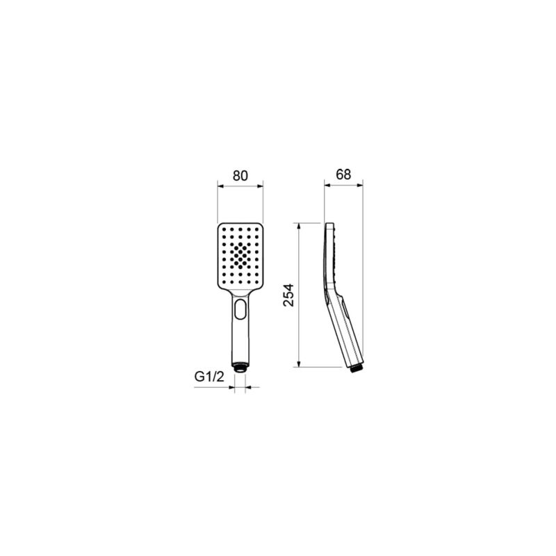 Ручной душ Select 80 3 jet Aquatek AQ2005CR ЛИРА