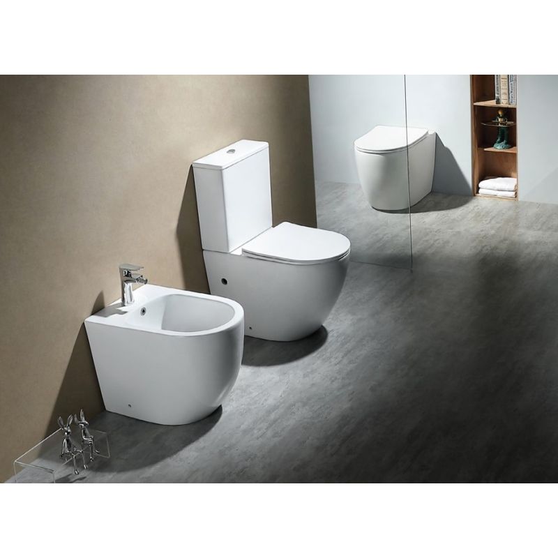 Унитаз компакт Aquatek Европа AQ2903-00 с бачком и сиденьем Микролифт