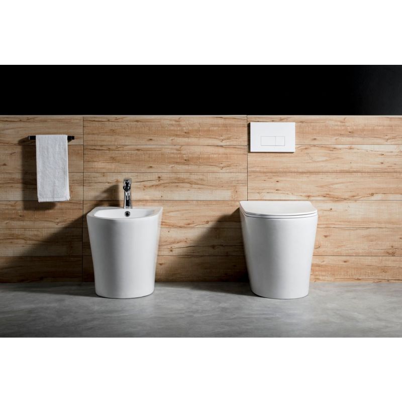 Унитаз Aquatek Вега AQ1906-00 приставной с сиденьем Микролифт