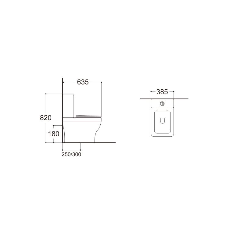 Унитаз компакт Aquatek Амадео AQ2914-00 Белый с бачком и сиденьем Микролифт