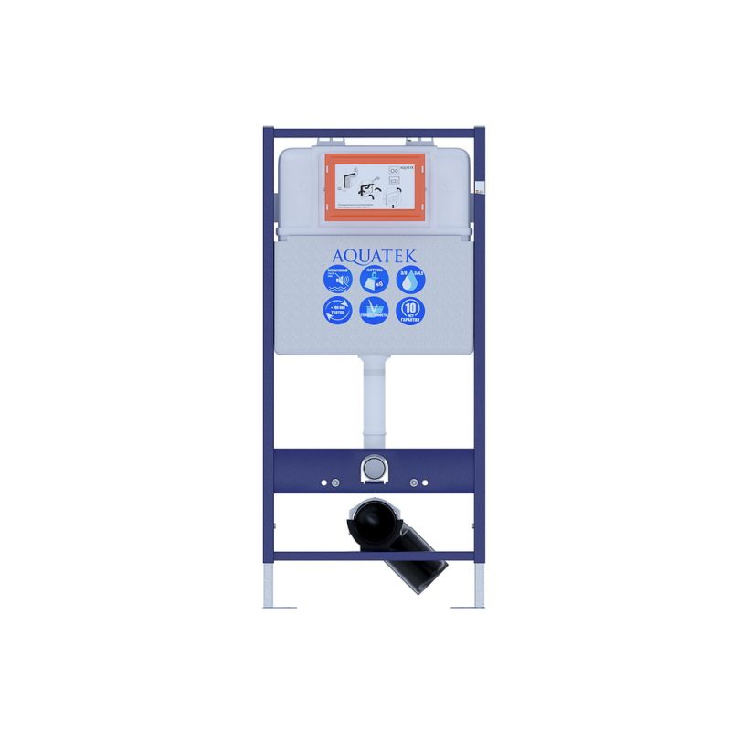 Инсталляция для подвесного унитаза Aquatek Standart 51 INS-0000001, 130*510*100 мм