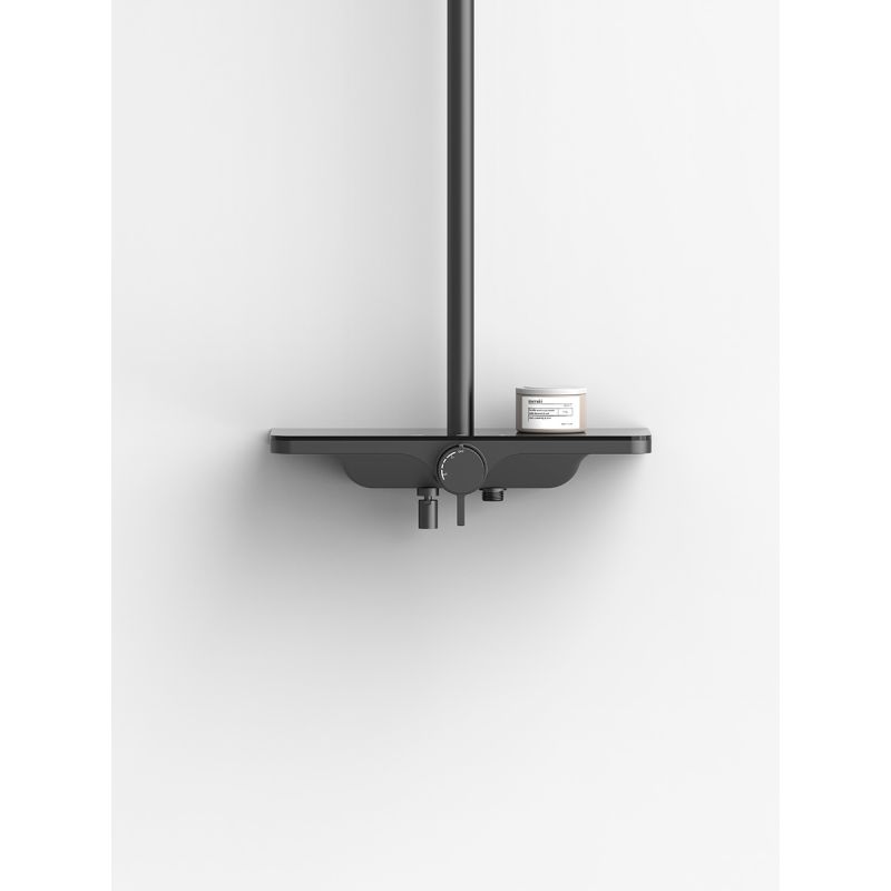 Душевая система AQUAme AQM8002B Черная матовая