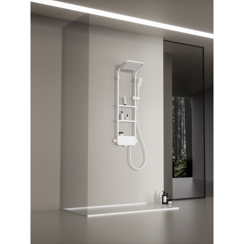 Душевая система для душа с термостатом, белый AQUAme AQM8003W