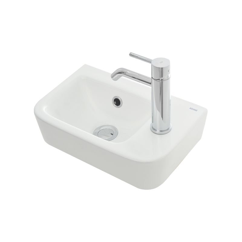 Раковина AQUAme 38 R AQM5006R Белая глянцевая