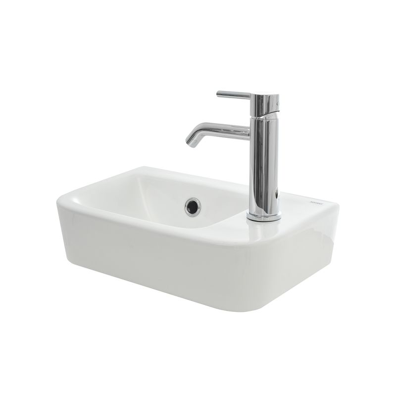 Раковина AQUAme 38 R AQM5006R Белая глянцевая