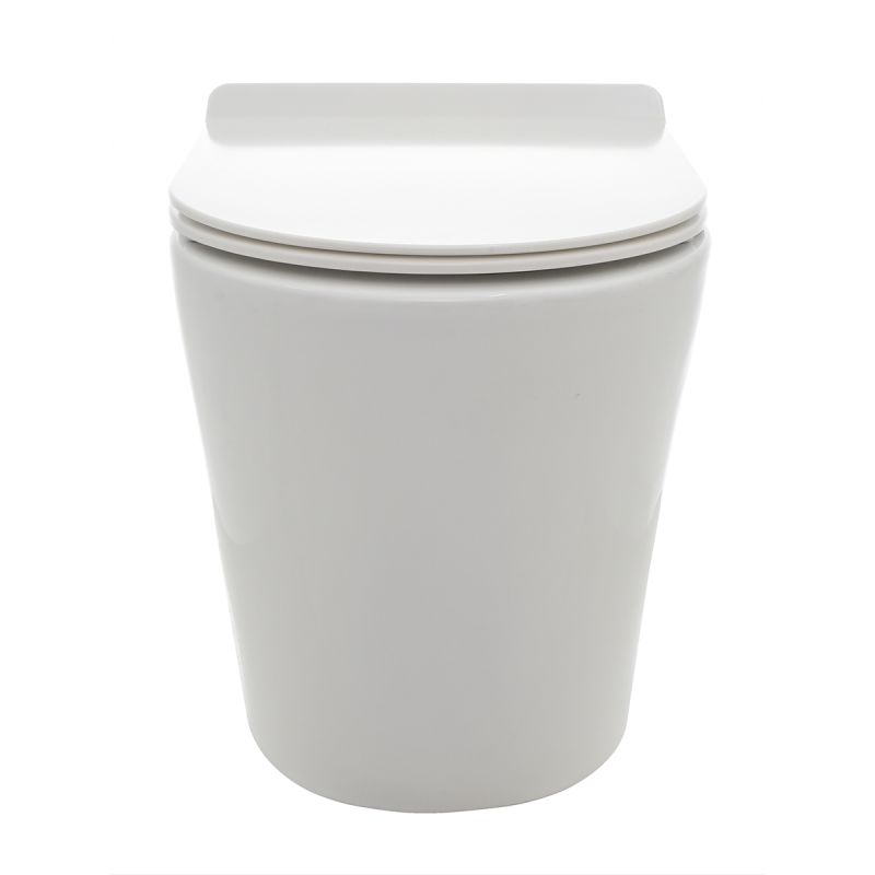 Унитаз AQUAme AQM3001 приставной Белый глянец с сиденьем Микролифт