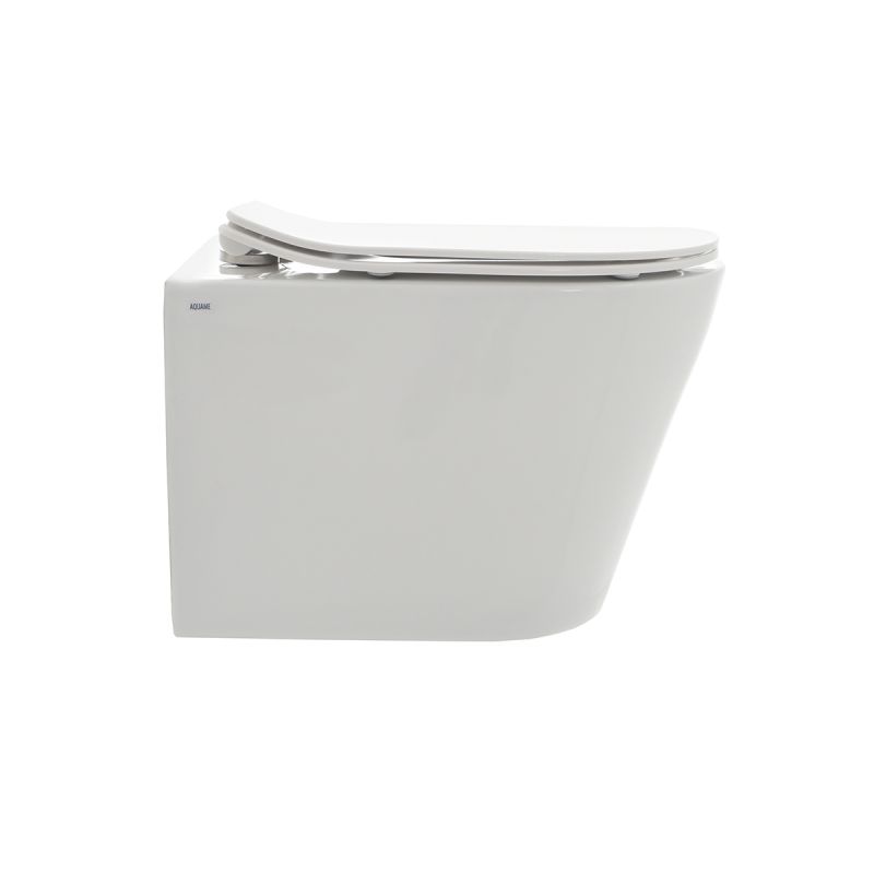 Унитаз AQUAme AQM2001 подвесной Белый глянец с сиденьем Микролифт