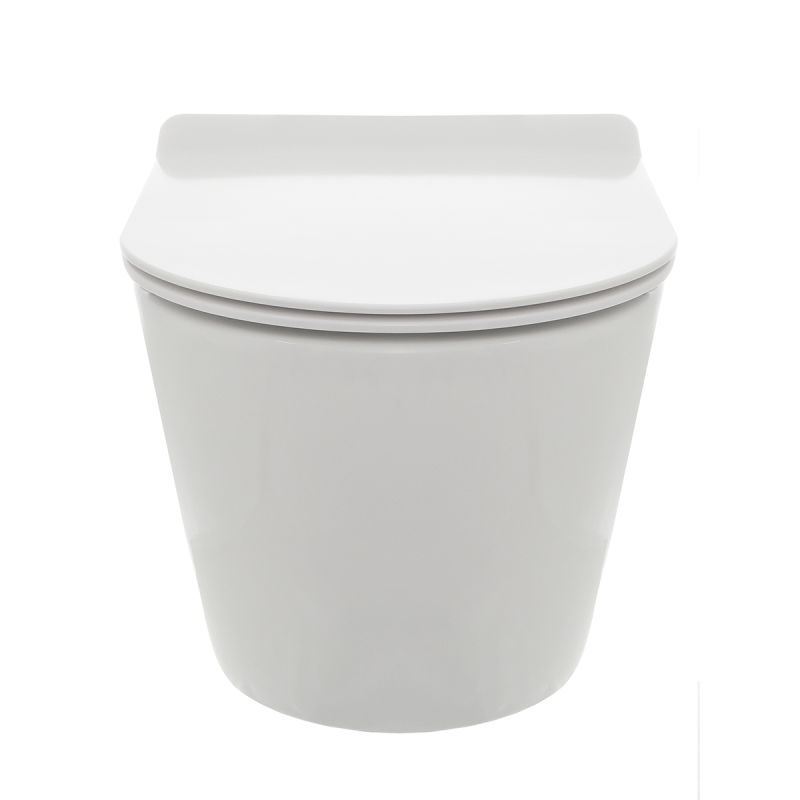 Унитаз AQUAme AQM2002 подвесной Белый глянец с сиденьем Микролифт