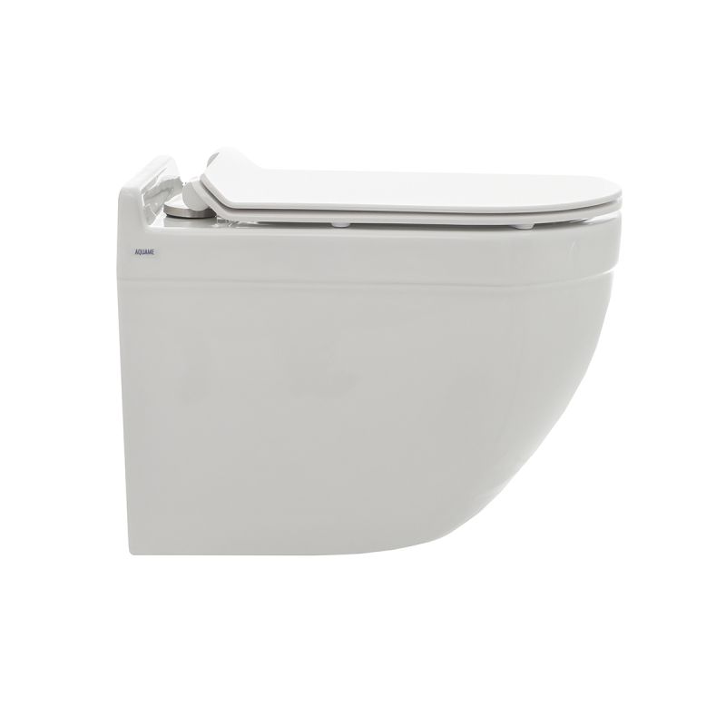 Унитаз AQUAme AQM2006 подвесной Белый глянец с сиденьем Микролифт