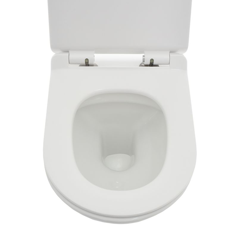 Унитаз AQUAme AQM2008 подвесной Белый глянец с сиденьем Микролифт